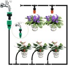 100ft Drip Irrigation System Garden Plant Self Watering Hose Micro Sprinkler Kit