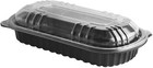 Anchor Packaging 4401900 Half Slab Rib Container 22oz Black clear 100 cs