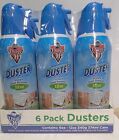 Falcon Dust-off Compressed Air Duster Canned Electronics Cleaner 12oz X 6 Pack