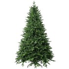 7 Ft Artificial Christmas Tree With 1971 Pe pvc Mixed Branch Tips  Unlit 7ft