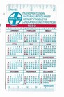 1980 Advertising Premium Pocket Calendar Santa Fe Railroad Indian Mother Papoose