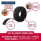 Velcro Brand Heavy Duty One-wrap Self Gripping Roll  45ft X 1 5in  Black