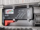 Battery Organizer Storage Holder Box Case With Tester Stores Up To 88 Batteries