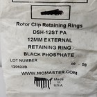85 X Dsh-12st Pa   Dsh 12st Pa Mcmaster 12 Mm Rotor Clip Retaining Rings - New