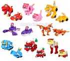 Gogo Dino Mini Dinosaur Transform Robot Figures Kids Boy Vehicle Toys Car 3 5 