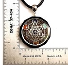 Orgone Pendant Necklace Metatron   Seven Chakra Shungite Emf Protection Usa