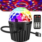 Portable Mini Disco Ball Light For Party  Rgb Dj Strobe Light With Remote Con   