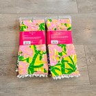 Nwt Lot Of 8 Lilly Pulitzer Cotton 20  Square Hand Napkins Cotton Large Multi