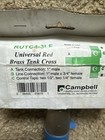 Campbell Rutc4-3lf Universal Red Brass Tank Cross 1  Male X 3 4  Female Tee T