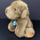 Dakin Brown Dog Plush Stuffed Animal Toy 1986 Sits Wiry Wire Hair Vintage Korea