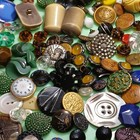 Huge Lot Of 385 Collectable Vintage Antique Buttons 