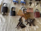 Vintage   Modern Padlock Lot  27      Master   Abus  Corbin  Tarzen With Keys