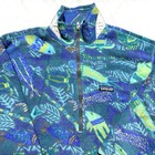 Vintage Patagonia Fleece Jacket Youth Size 12 Deep Sea Fish Turtle 90s Usa Blue