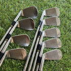 Spalding Tour Edition Iron Set 2-pw Bird On Ball Forged Blades Steel Stiff Flex