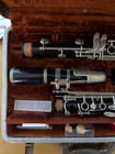 Buescher Clarinet Black Plastic Body With Case  Mouthpiece  And Accessories