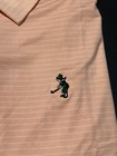Nwt Men s Footjoy Polo  Size  Xl  Color  Quartz Pink white Striped  m4 24 