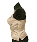 L eggs 8510 Beige Semi-sheer Silky Nylon Lace Camisole Cami Slip Top 38 Usa Made