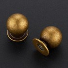 Antique Brass Cabinet Knobs 12 Pack Round Dresser Drawer Pulls Zinc Alloy