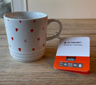 Le Creuset Stoneware L amour Collection 12oz London Mug With Hearts Decal New