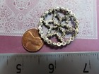 Large Vintage Button cut Steels star Design 1-3 8  Across  a24