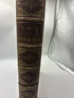 Antique Victor Hugo Cromwell French Theatre 19thc Leather Bound Illustrated Book