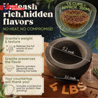 Mortar And Pestle Set - Black Polished Exterior - 1 5 Cup Capacity