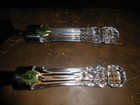Vintage Waterford Wedding Cake Server Set Of 3 W  Crystal Handles Brand New 
