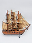 Vintage Sail Ship Boat - Wood Model Ship Wall Hanger Collectible Decor Display