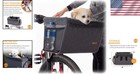 Bike Basket Front Dog Carrier Polyester Large 16x12x10in Safety Leash