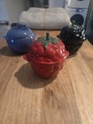 Le Creuset Fruit-shaped Cocette Set Of 3 - Blueberry  Raspberry  Blackberry