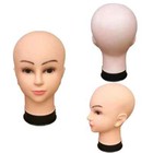 Female Bald Mannequin Head For Training Making Wig Stand Hat Display