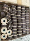 American Thread Star Disc Bobbins Black Brown Assorted Colors Lot Vintage