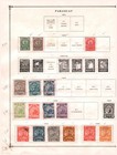 Collection   Paraguay Mixed Album Page  1884 1940  Cat  93 Mint   Used