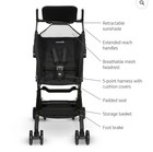 Munchkin Sparrow Ultra Compact Travel Stroller - Black