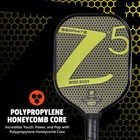 Graphite Z5 Pickleball Paddle  graphite Carbon Fiber Face With Rough Texture    