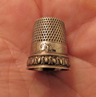3 81g Sterling Silver Simons Bros Sewing Thimble Size 9 Egg   Dart Pattern