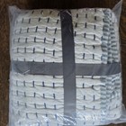 Pottery Barn Wheaton Stripe Pickstitch Blue Euro Pillow Sham New Chambray