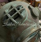Antique 18  Diving Helmet Us Navy Mark Marine Deep Sea Divers Scuba Brass Helmet
