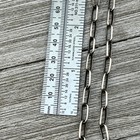 18  Sterling Silver Navajo Handmade Paper Clip Link Chain Necklace Sally Shurley