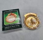 Vintage Solid Brass Duck Tray Pocket Change Holder Trinket Jewelry Ring Dish Nos