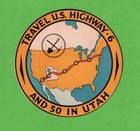 Vintage Original 1955 Souvenir  price Utah  Biggest Little City Decal Art Nice  
