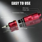 Wireless Tattoo Gun Kit Complete Rotary Pen Machine With Power Supply Ink Needle