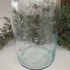 Millville Atmospheric Fruit Jar   Original Clamp   1861 Glass Lid   Whitall   s