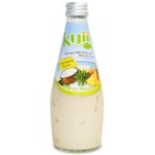  12 Pack  Coconut Milk With Nata De Coco  Pineapple  290 Ml Single Glass Bottle