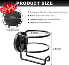 Magnetic Cup Holder  Stainless Steel  Portable Drink Holder For Truck  Tractor 