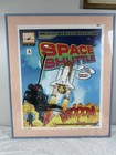 Nasa Space Shuttle Comic Poster    orbital Comics Special Edition    Framed 21x25