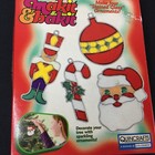 Makit   Bakit Christmas Stained Glass Ornaments Kit Santa Nutcracker  55241