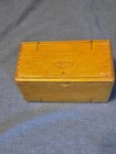 Vintage Treadle Singer Sewing Machine Oak Puzzle Box  W accesories 1889 Pat 