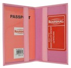 Pink Travel Leather Usa Passport Organizer Holder Card Protector Cover Wallet