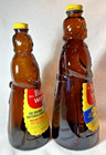 2 Vintage Mrs  Butterworth   s Syrup - 36oz And 24 Oz Amber Glass Bottles